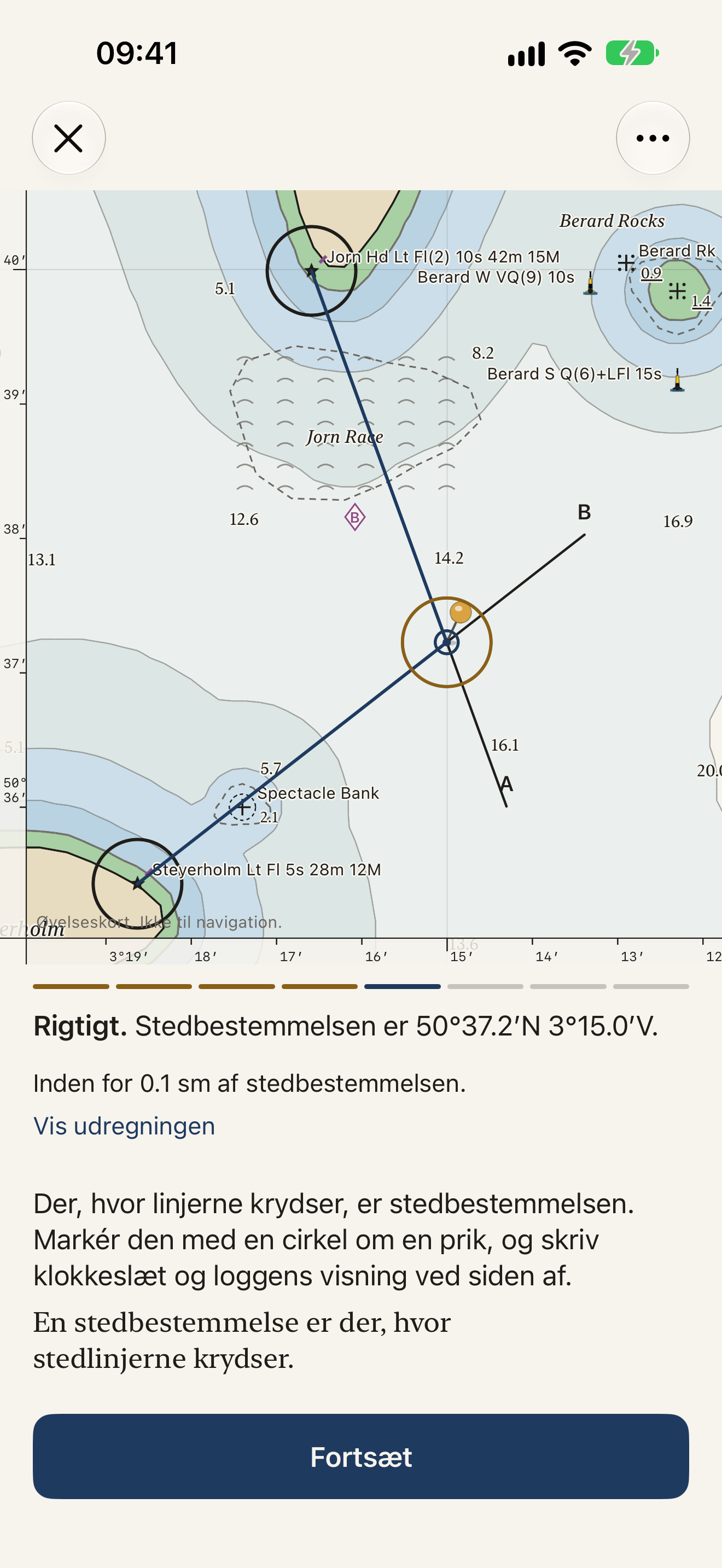 Søkort og position