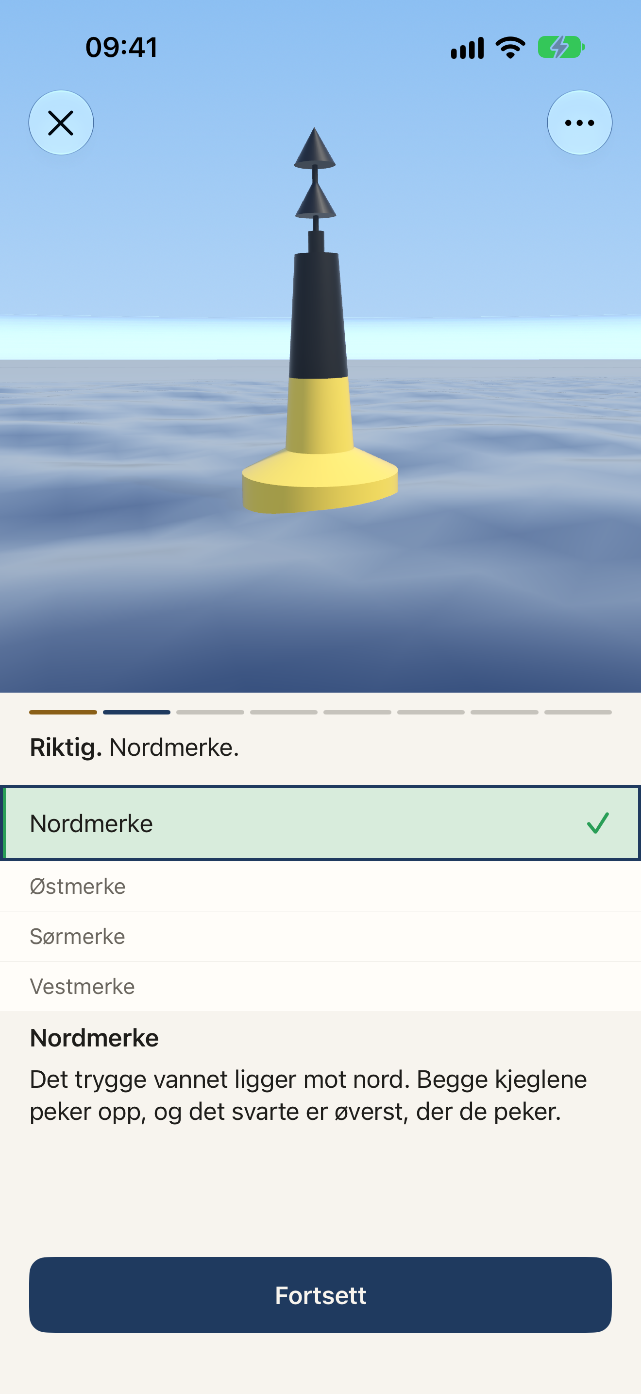 Sjømerker og losing